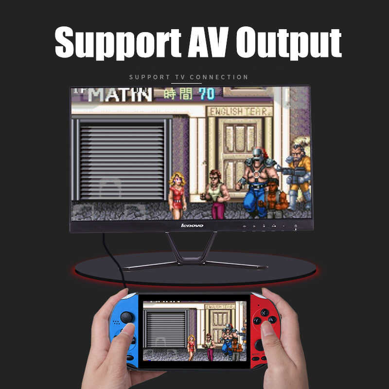 มือถือเกมแบบพกพาคอนโซล 【ผู้ขายในท้องถิ่น】PSP X7 เกมมื