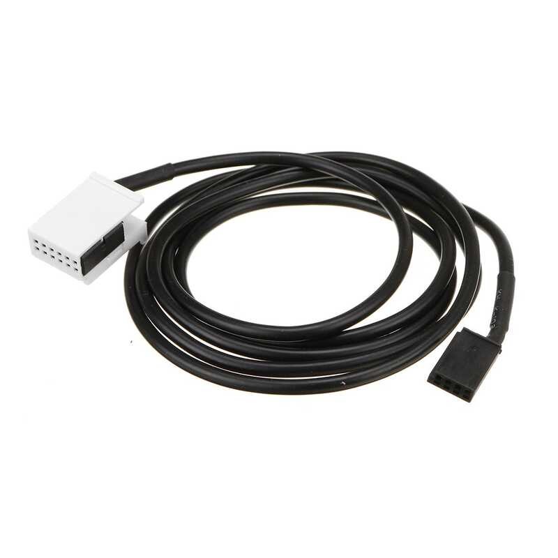 ❤️ รถ Aux-In USB Aux Switch อะแดปเตอร์สายสำหรับ E60 E61 E63 E64 E87 E90