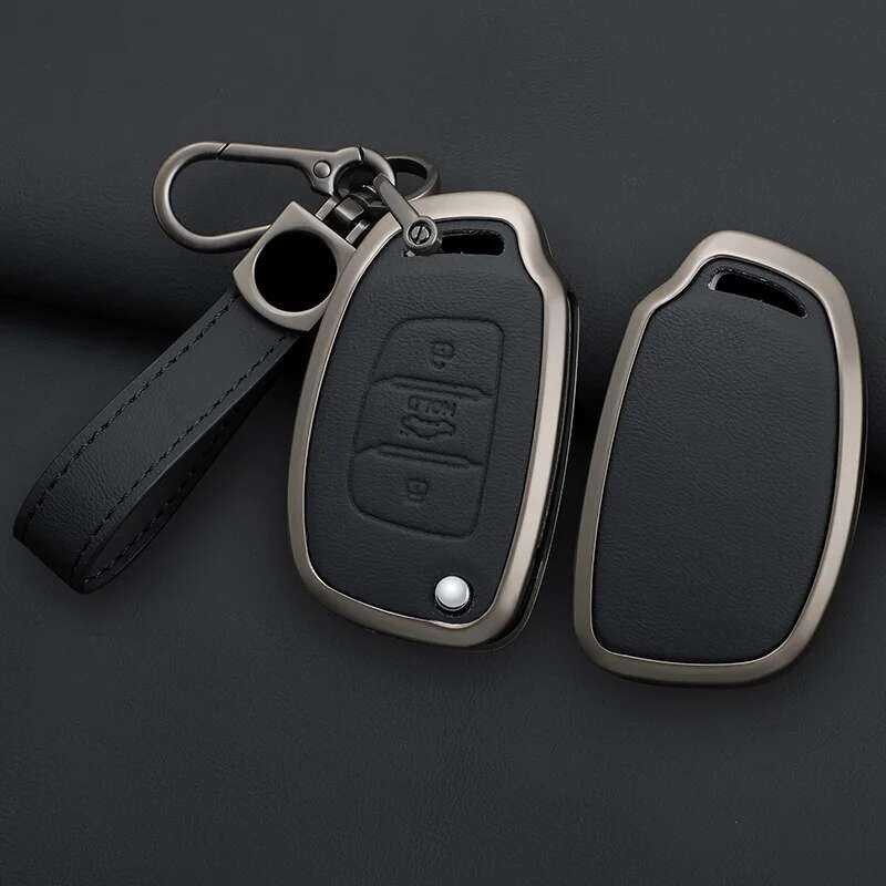❤️ เคสกุญแจรถยนต์เคสสำหรับ Hyundai Creta I40 Ix35 Ix25 I20 I10 Ix45 Hb