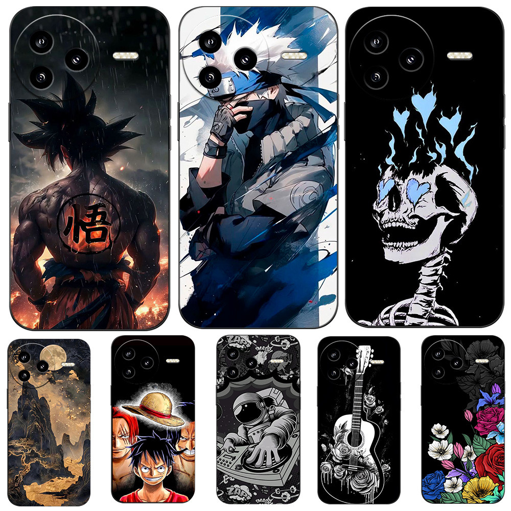 สําหรับ XIAOMI redmi K80 K80PRO กรณีซิลิคอนฝาครอบ Skull Aesthetics