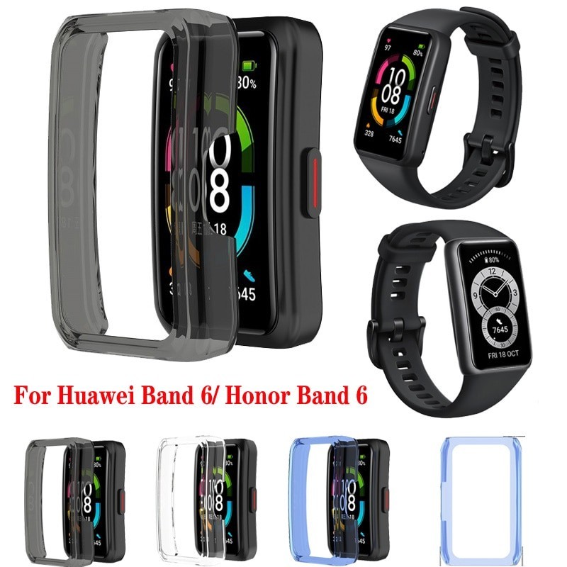 เคสนาฬิกา TPU นิ่ม สำหรับ Huawei Band 6 / Honor Band 6 เคสซิลิโคนกันกระแทก