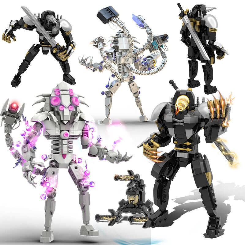 Skibidi ชุดของเล่นบล็อกตัวต่อสำหรับเด็ก Titan Tvman Speakerman ขอ