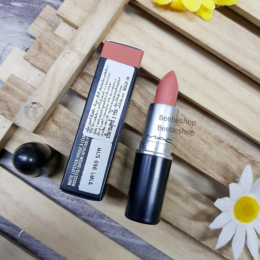 ♞,♘MAC Matte Lipstick 3g ลิปสติกเนื้อแมท สี Velvet Teddy ,Chili ,Please Me ,Marrakesh