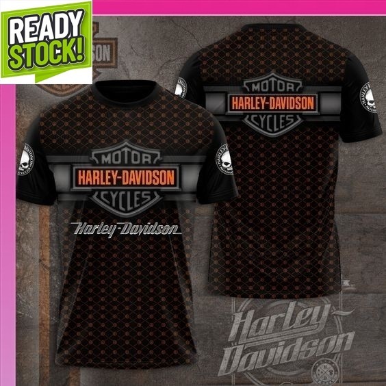 All Over Printing 07 Harley Davidson Motorcycle T-shirt 3D [2024 สินค้าขายดี]