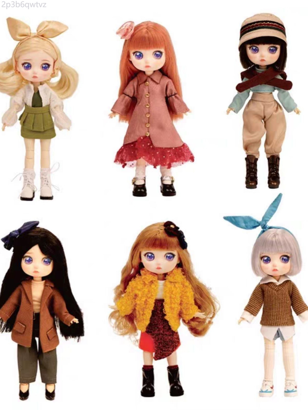 ♞,♘,♙Miss Duli OB11 Doll BJD ร่วม Moveable Doll Dress Up MJD Tendy Toy Blind Box ตัวเลขอินเทรนด์ให