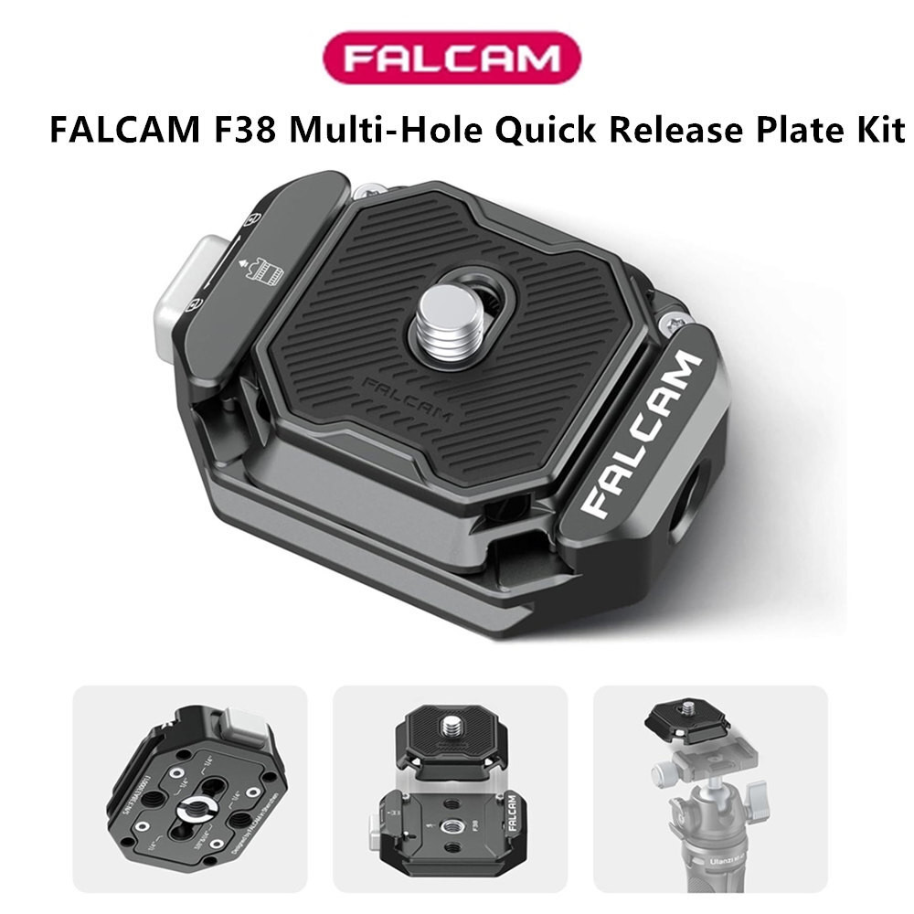 Falcam F38 Pro Multi-Hole Release Plate Kit w Arca Swiss Quick Universal DSLR กล้อง Gimbal Quick Swi