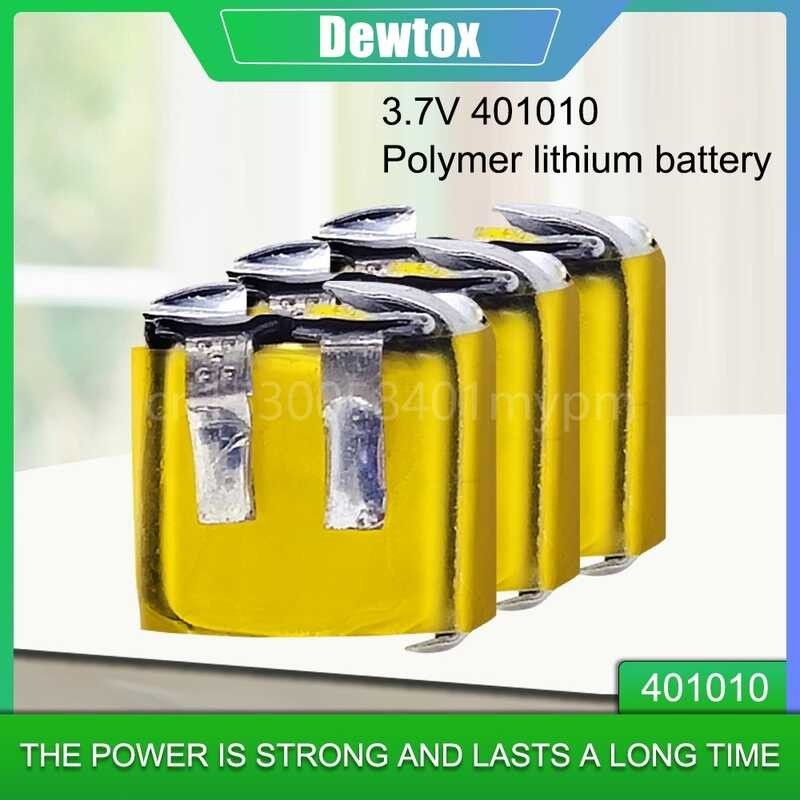 แบตเตอรี่แบบชาร์จไฟได้ลิเธียมโพลิเมอร์401010 30Mah 3.7V สำหรับชุดหูฟังบลูทูธชุดหูฟังโทรศัพท์นาฬิกา U