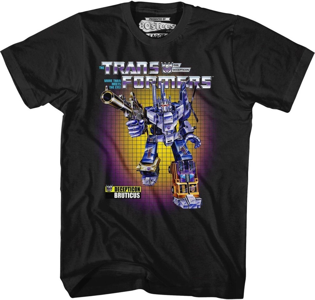 เสื้อยืด พิมพ์ลาย Box Art Bruticus Transformers