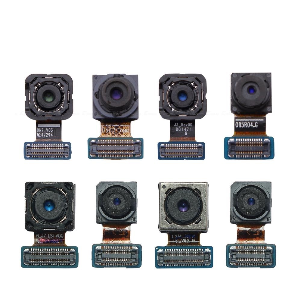 ด้านหน้า Facing Selfie กลับกล้องหลักสําหรับ Samsung Galaxy J3 J5 J7 Pro 2017 2016 Flex Cable อะไหล่ซ