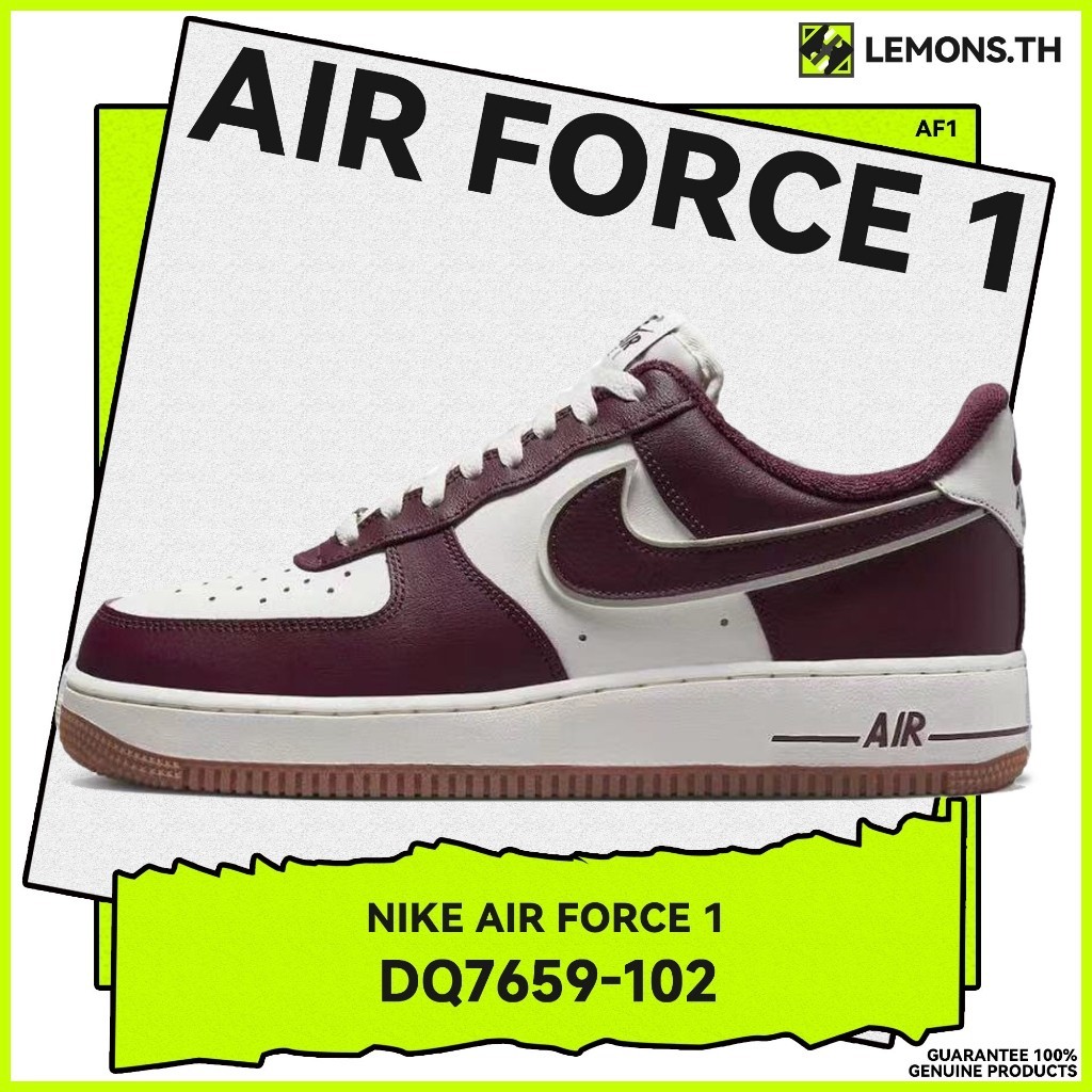 



 ♞,♘ของแท้ 100% Nike Air Force 1 Low ( DQ7659-102 FV8110-181 FV3654-111 DQ7659-101 CZ0270-106 )