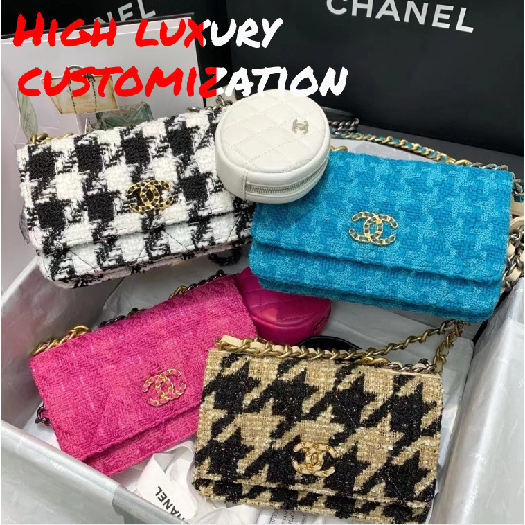 Chanel Plover series Chanel กระเป๋าสะพายไหล่ สายโซ่ สําหรับผู้หญิง 13ZC