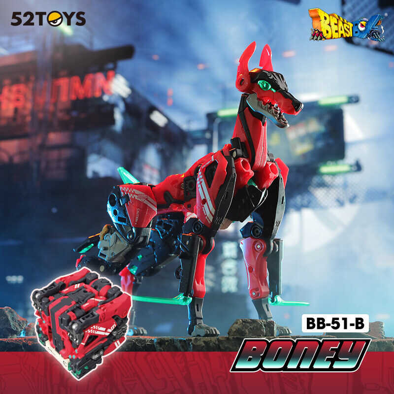 52Toys BEASTBOX Bb-51B BONEY Mecha Deformation Action Figure Portable Model
