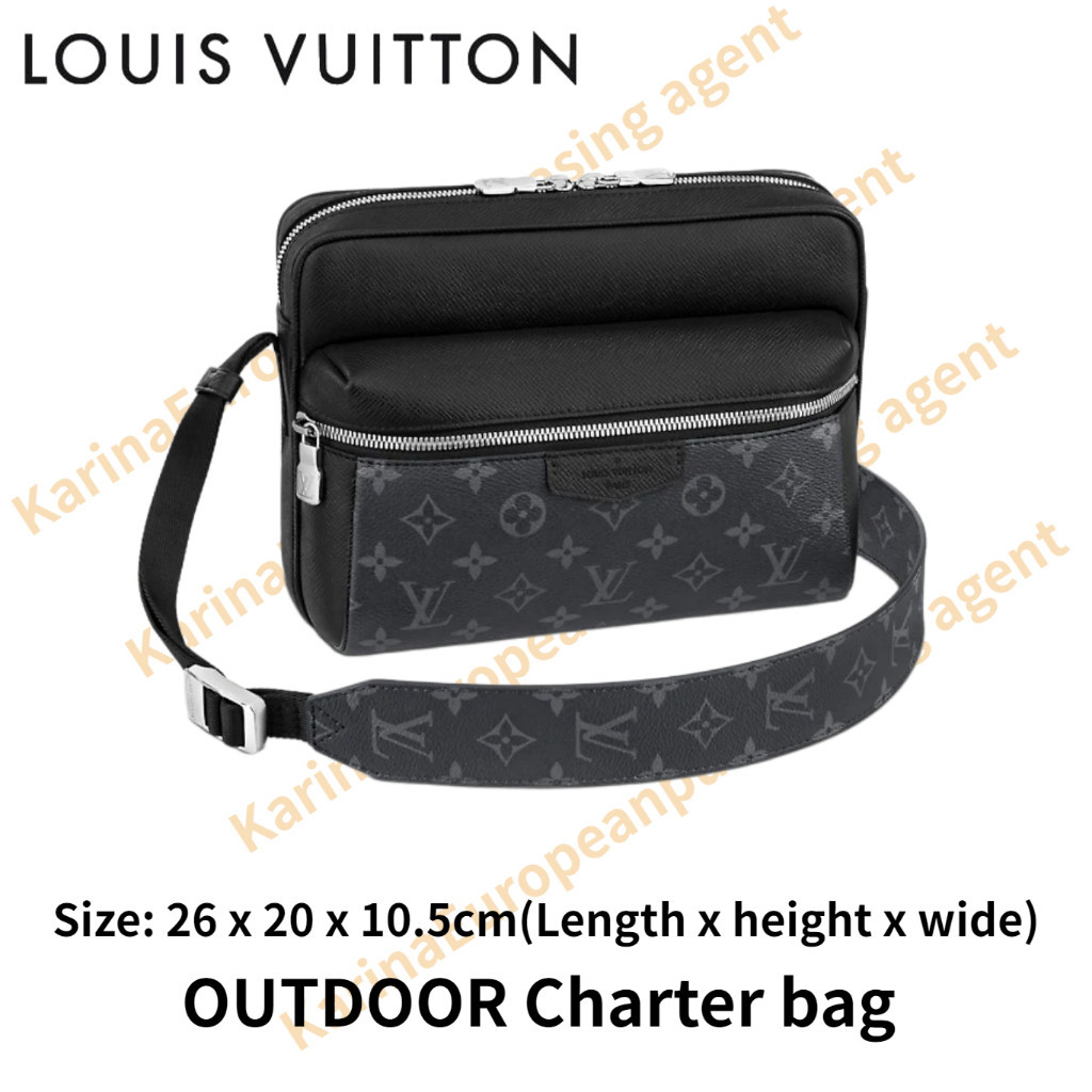 ♞,♘,♙Louis Vuitton LV Classic models OUTDOOR messenger bag men's shoulder bag Made in France