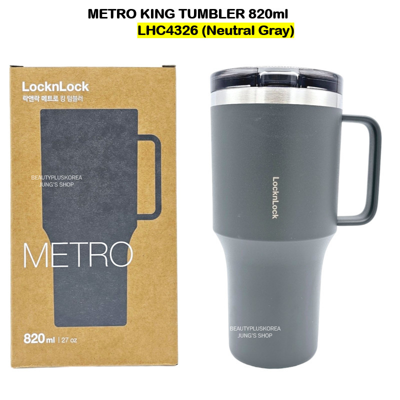 LOCK & LOCK [LOCKnLOCK] Metro KING TUMBLER แก้วน้ําล็อค 820 มล. LHC4326