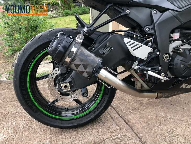 ❤ 51Mm For Kawasaki Zx6r Zx10r Z750 Z800 Motorcycle Exhaust Contact Middle Pipe Connector Slip On