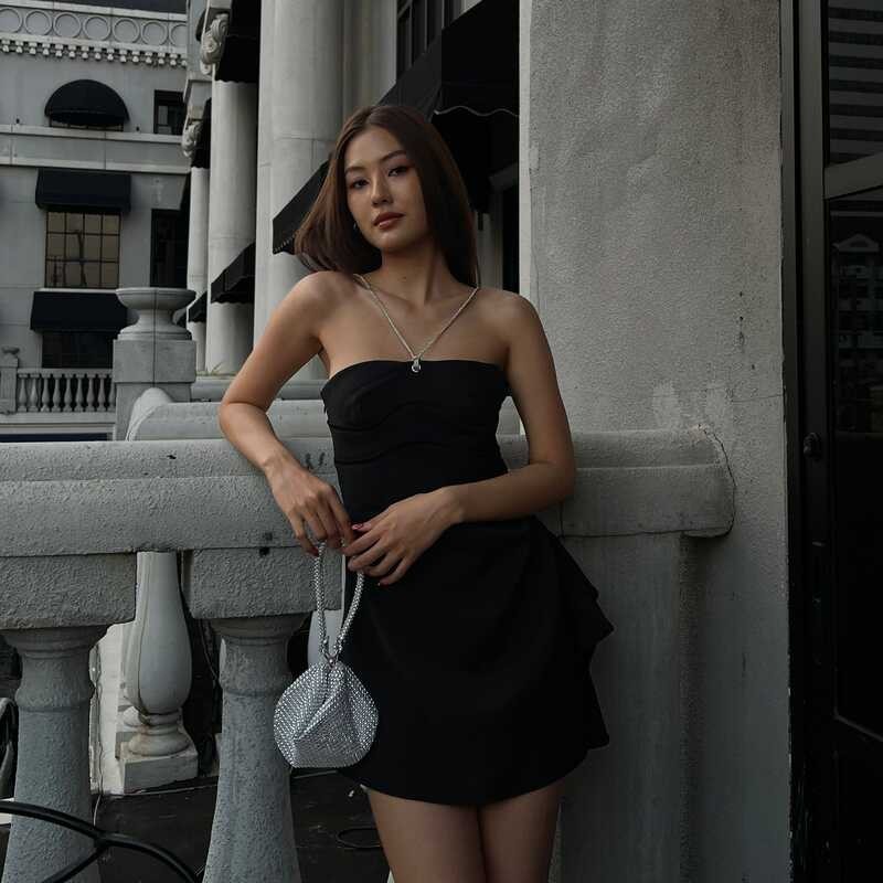 Halfdayoff.Co - Naomi Diamond Dress (พร้อมส่ง)