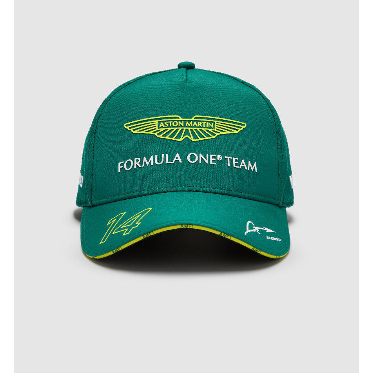 หมวกทีม Aston Martin Aramco F1 2024 Fernando Alonso สีเขียว