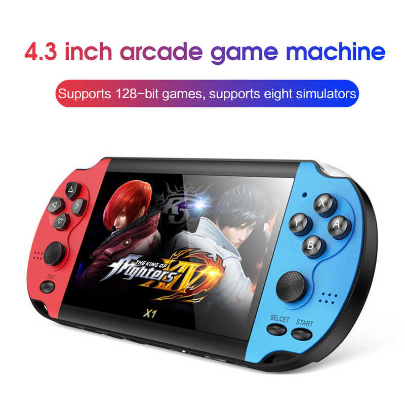 New Handheld S-way 4.3 inch 8G Game Console Built-in 10,000 Games For psp game,camera,video,e-book  