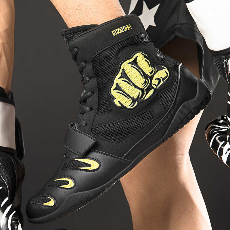 ❤ ❤ 36-46 Professional Boxing Shoes Men Women Breathable Wrestling Footwears Lightweight Figh