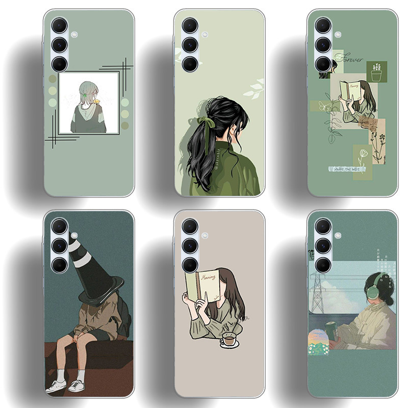 เหมาะสําหรับ Samsung Galaxy A55 A70 A54 A60 A70s เคสโทรศัพท์ TPU นิ่มปุ่มเคลือบด้วยไฟฟ้าเปลือกป้องกันดูดซับแรงกระแทก