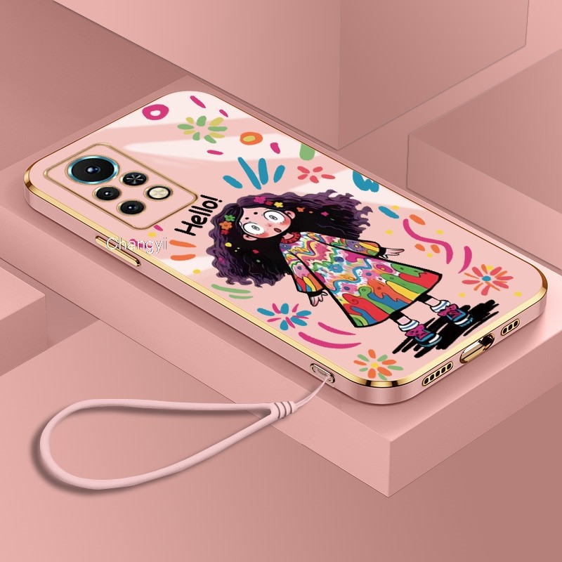 ปลอก INFINIX KF6P KF8 LG7N LG8N NOTE 10 11 11S 12 G88 G96 30 VIP 40 PRO 5G 8 8I สี่มุมซิลิโคนเสื้อผ้