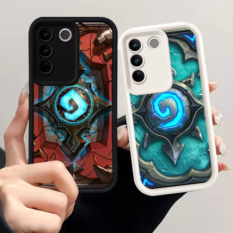 เคสสําหรับ VIVO V27E Y200e V27 Pro เคสซิลิโคน H-49 Hearth Stone