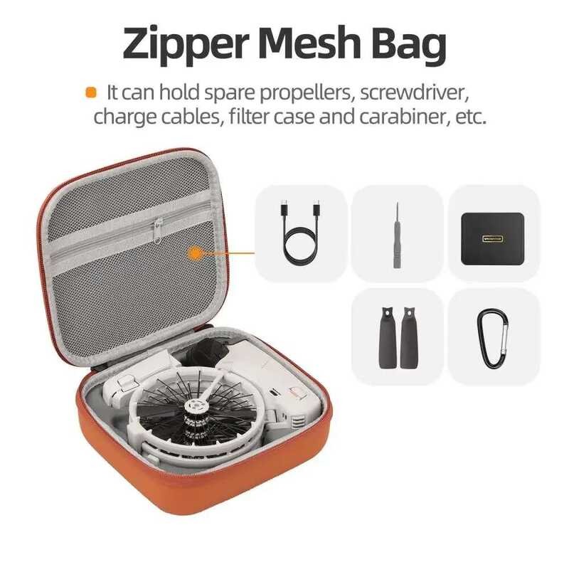❥ Body Storage Bag สําหรับ กระเป๋าถือแบบพกพากล่องกระเป๋าถือ Hard กันกระแทกสําหรับ DJI Flip Dron