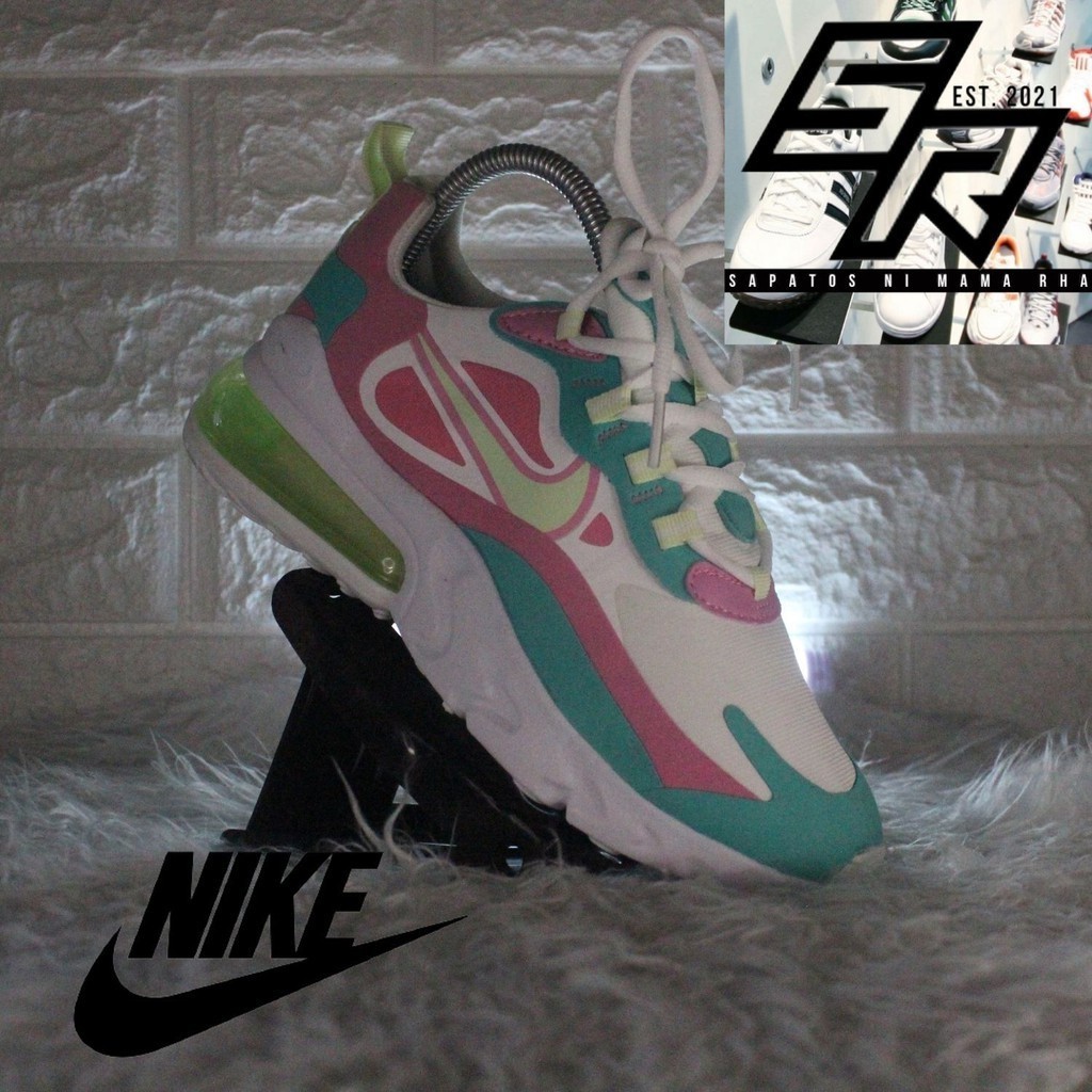 ♞,♘,(Factory Mall Pull Out) Nike Air Max 270 React สตรี รองเท้า Hot sales