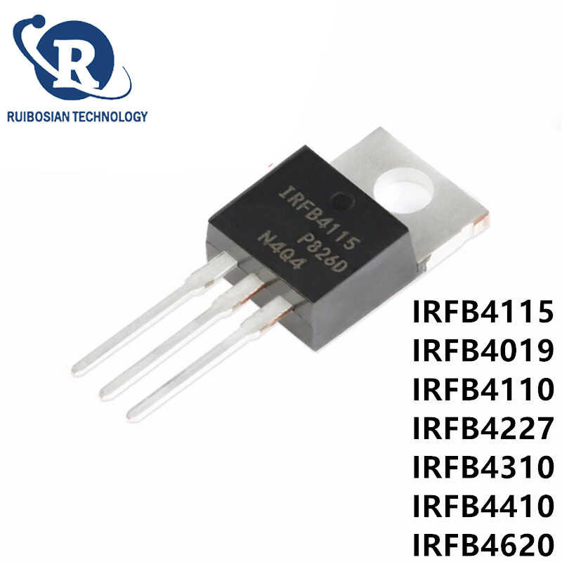 10ชิ้น Irfb4110pbf Irfb4110ไป-220ทรานซิสเตอร์ Irfb3006 Irfb3207 Irfb3306 Irfb3607 Irfb4110 Irfbc40 I