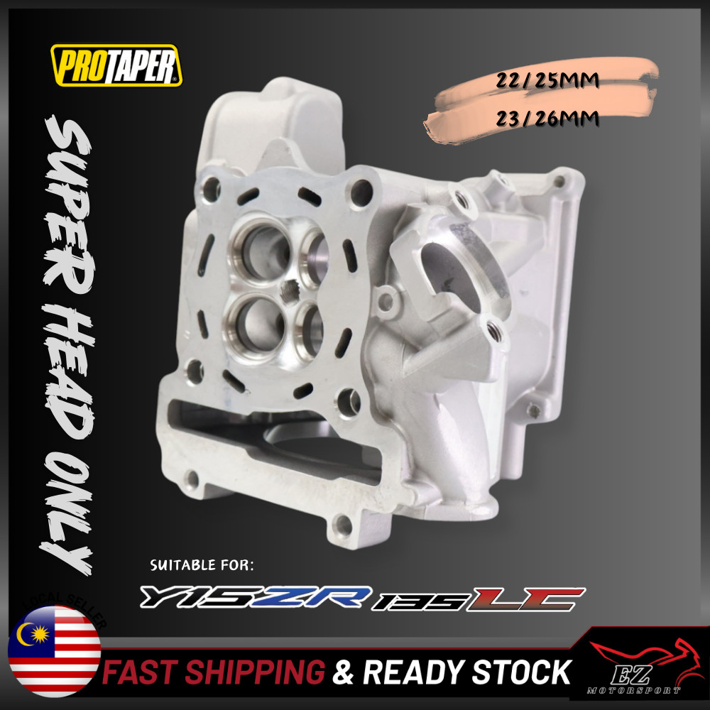 PROTAPER Super Head เท่านั้น LC135 LC 135 / Y15 Y15ZR V1 V2 / FZ150 กระบอก Turbo Head 22/25MM 23/26M