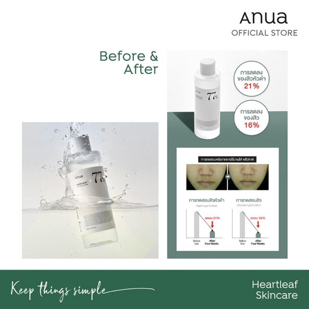 



 ♞,♘,♙ANUA HEARTLEAF 77% SOOTHING TONER 250ml Toner suitable for acne-prone skin conditions.