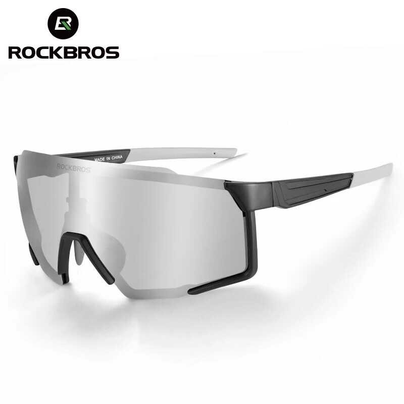 Photochromic ROCKBROS Polarized Sunglasses Men's Eyewear Sports Mtb Bike Glasses Cycling Goggles