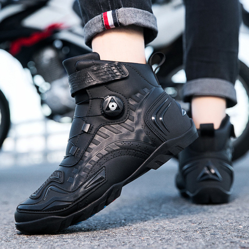 Motocross Boots Knight Riding Shoes Men 's Motorcycle Boots Racing Short Boots Four Seasons Motorcy