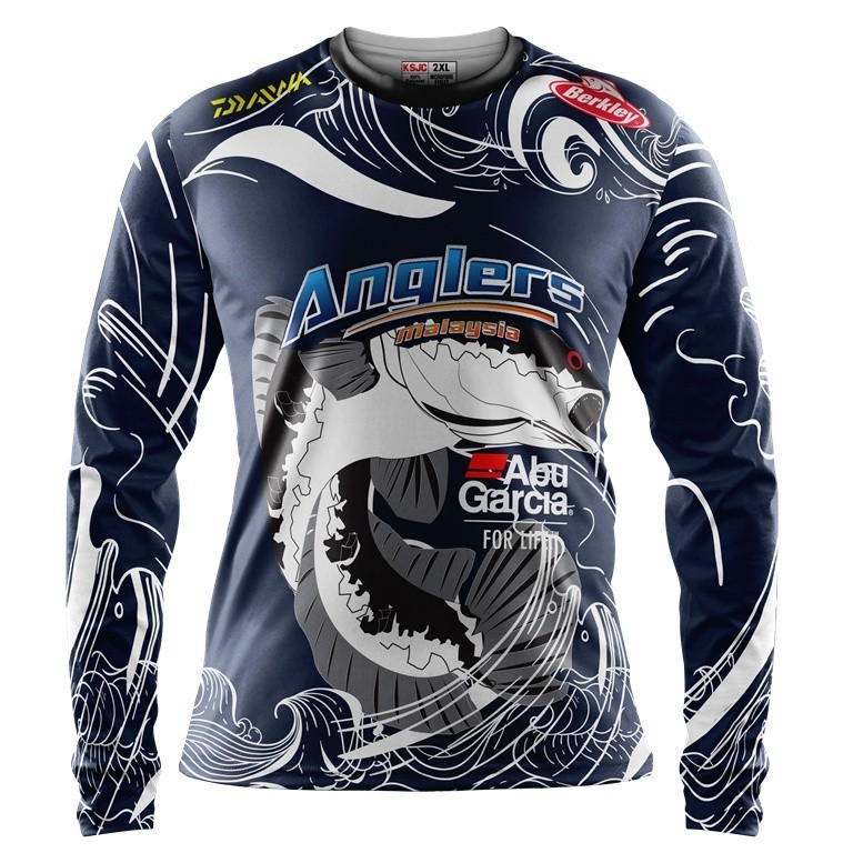 Glorya Baju Mancing Anglers Malaysia V5 ( สั ้ น/LongSleevegging