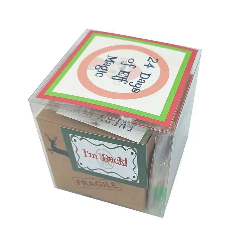 Kit JPQ7W Magic 24 Days of Christmas,Fun Activities, Props, Elf on The Shelf Kit,Countdown Fun Chri 
