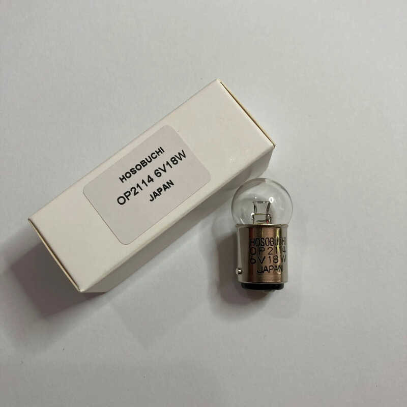 Hosobuchi Ba15d หลอดฮาโลเจน,Optical Instrument หลอดไฟ Op2114 6V18w