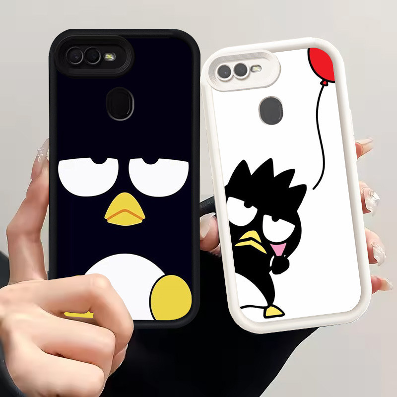 เคสสําหรับ OPPO A12 A12s F7 A7 A5S F9 Pro เคสซิลิโคน H-64 Badtz-maru