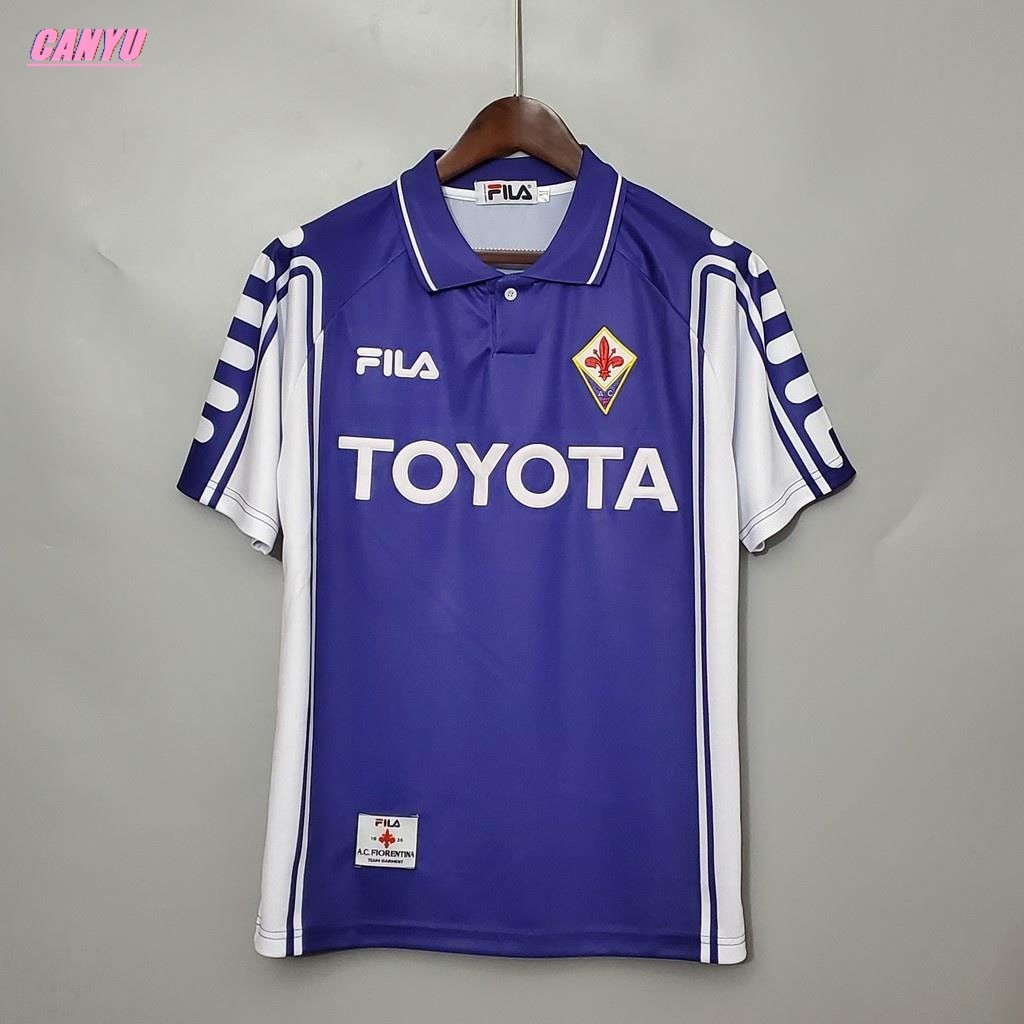 1999-00 Fiorentina Home Away Batistuta # Retro Football Shirt 9/Football Jersey