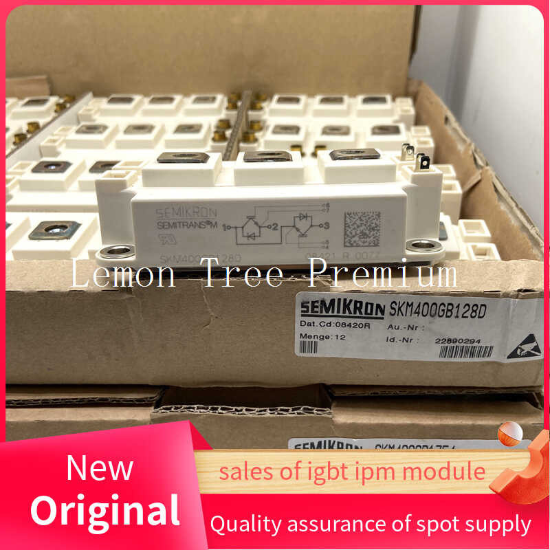 Original IGBT โมดูล Skm400gb128d Skm150gb123d Skm200gb128de Skm300gb128d Skm400gb12t4 Skm200gb125d S