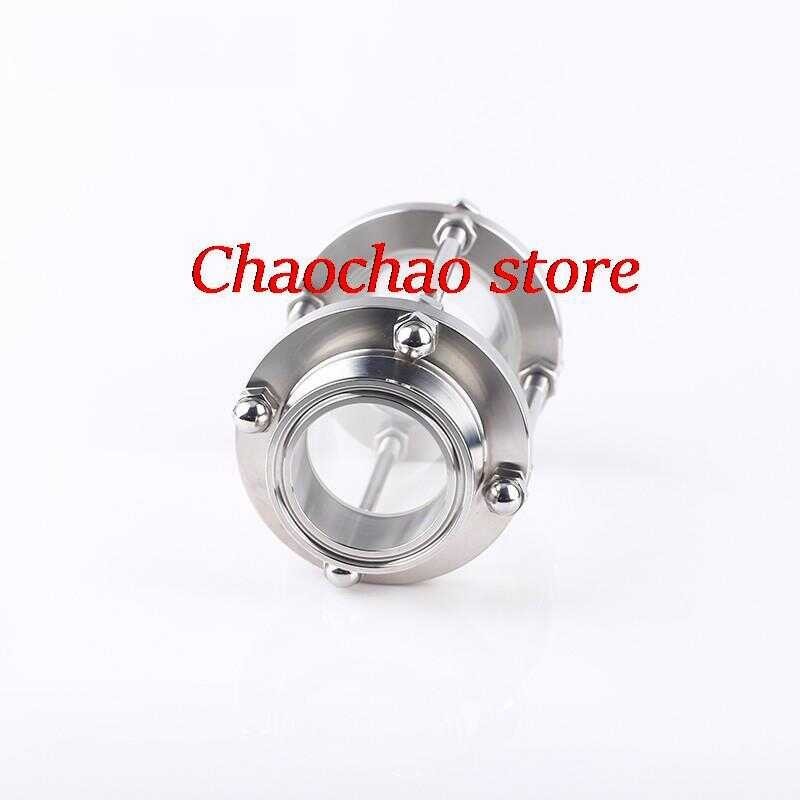 "-2" 34 Tri Clamp Clover Flow Sight Glass Diopter สำหรับ Home Brew Diary Product 304สแตน