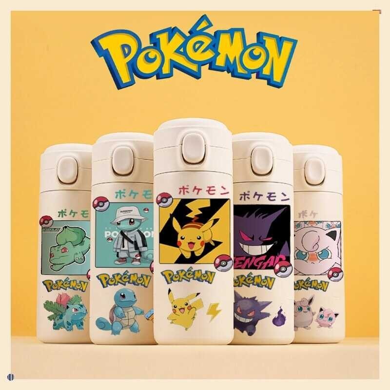 {Icc Toy}450Ml Pikachu Gengar กระบอกน้ำเก็บความicc Toyรักษาความicc Toyด