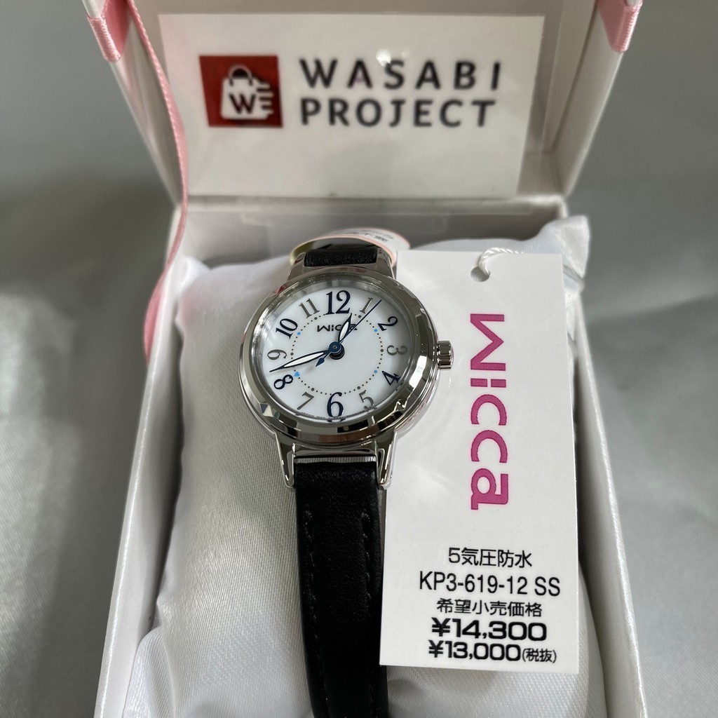 [AuthenticDirect from Japan] CITIZEN KP3-619-12 Unused Wicca Solar Crystal glass Silver SS Women Wr