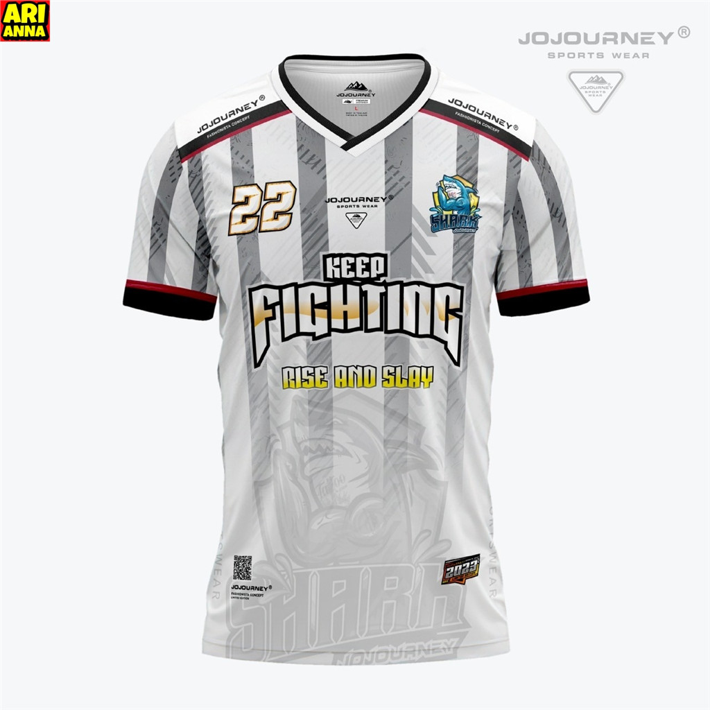 อาเรียน่า เสื้อกันหนาวสไตย์ลี ลายกราฟฟิค (ปลาฉลาม คอวี) เหมาะกับการเล่นกีฬา ท่องเที่ยว วิ่ง ออกกําลังกาย น้ําหนักเบา ใส่สบายและระบายอากาศพิมพ์ลายทุกอ 5