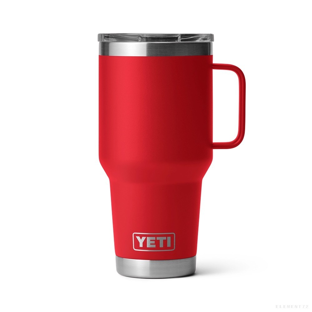 YETI แก้วเก็บความเย็น รุ่น RAMBLER 30 OZ TRAVEL MUG RESCUE RED