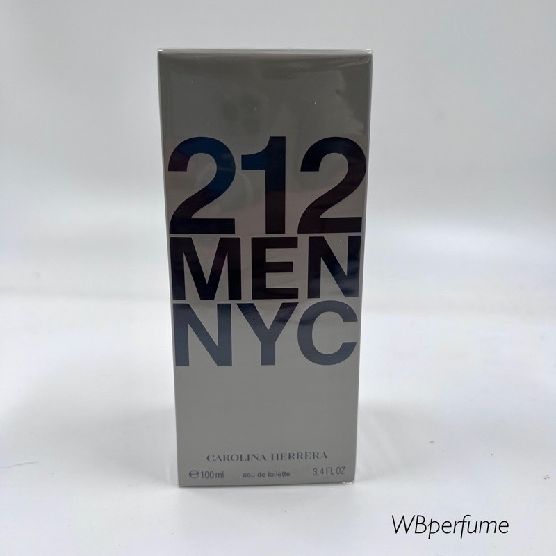 ♞,♘น้ำหอมแท้100% Carolina Herrera 212 Men NYC EDT 100 ml.