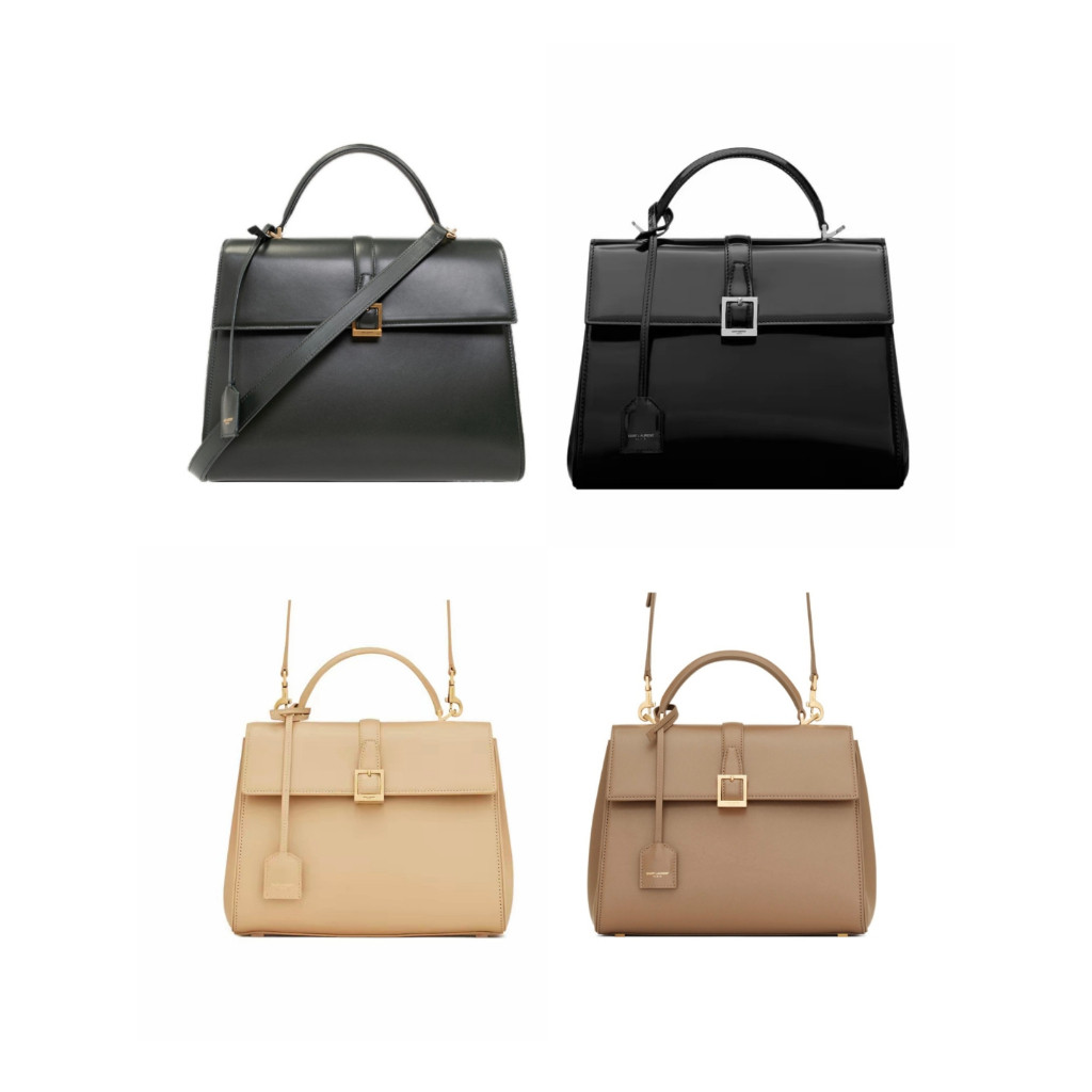 แท้ 100%/Saint Laurent/YSL/สุภาพสตรี/กระเป๋าถือ/กระเป๋าสะพายข้าง