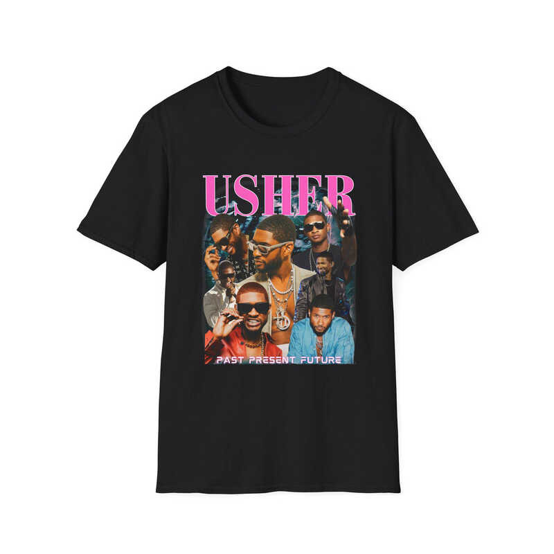 เสื้อยืด Usher เสื้อยืด Usher Tour เสื้อยืดสําหรับคอนเสิร์ต Usher