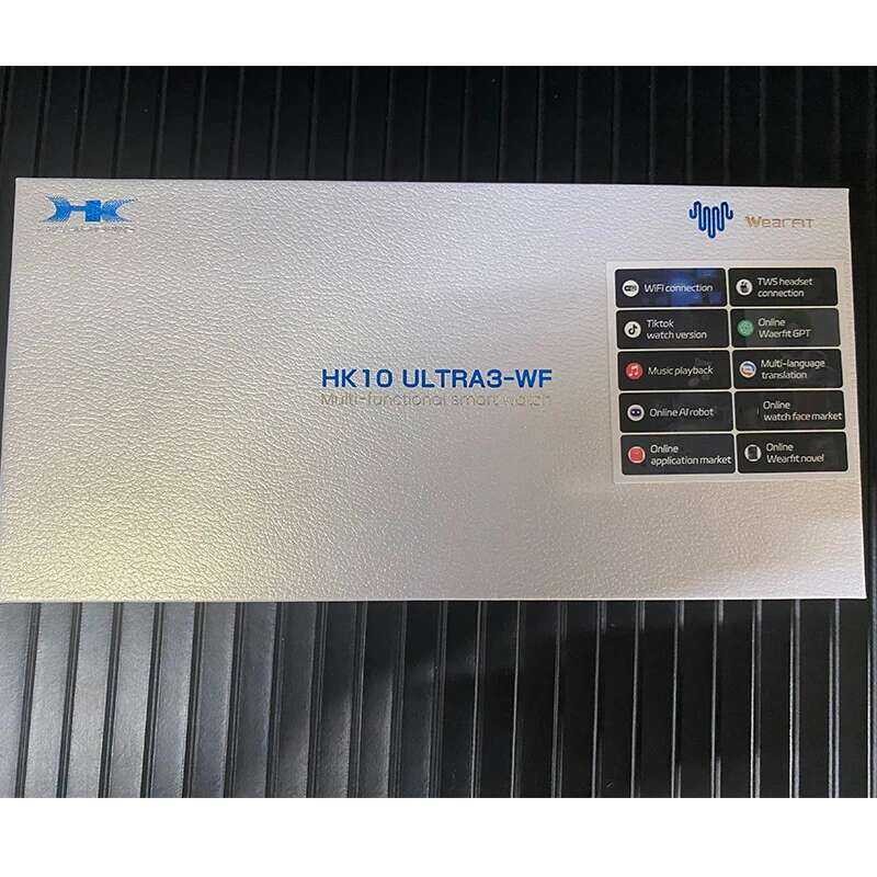 ❥ Hk10 Ultra 3-Wmoled สมาร์ทนาฬิกา Wifi อัลบั้มภาพผู้ชายท้องถิ่นเพลง TWS Chatgpt Smartwatch 1Gb