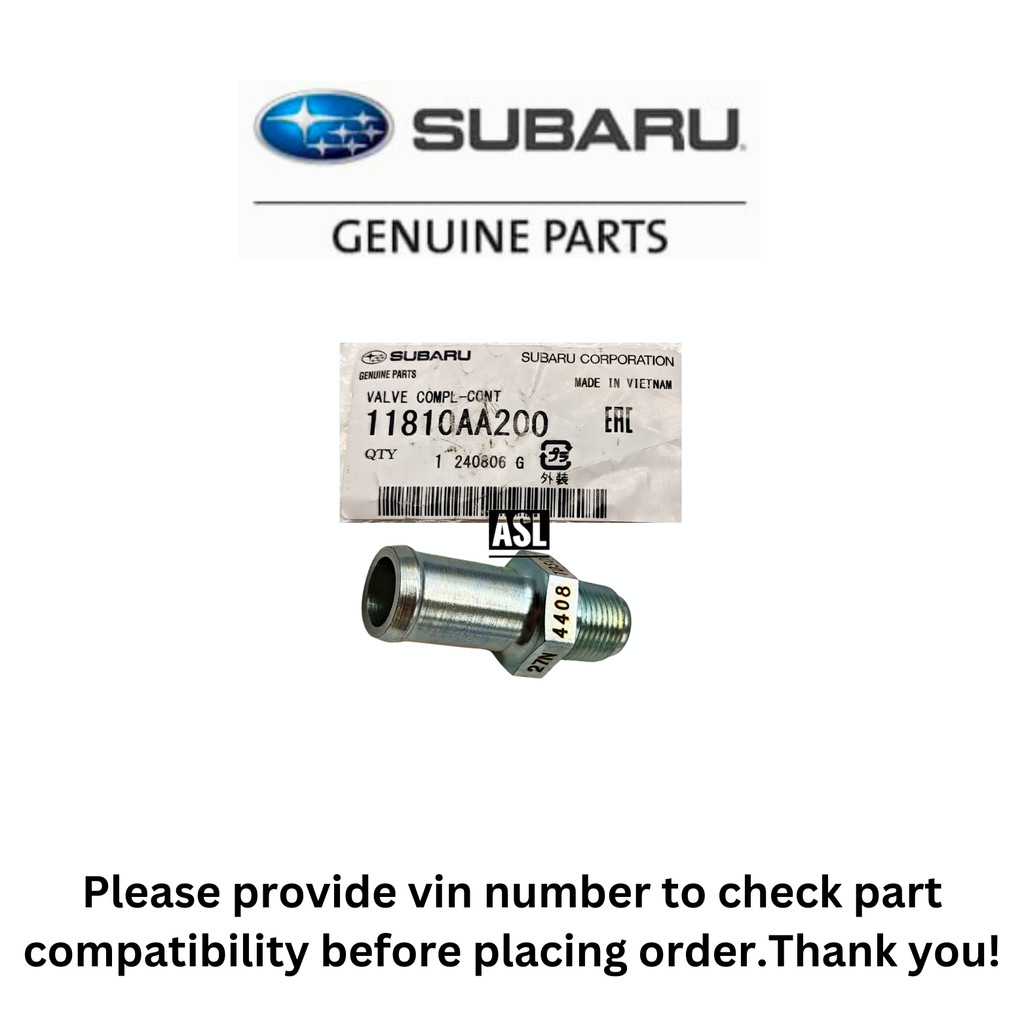 1810AA200 Subaru PCV Valve BRZ ZD8 Toyota GR86
