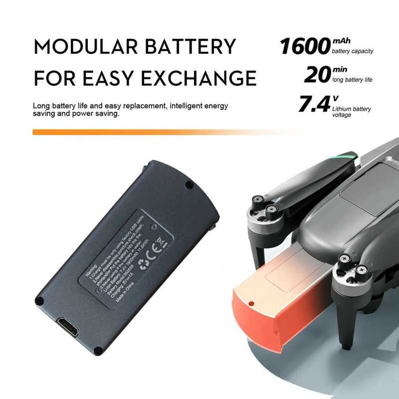 ❥ Pro Max GPS Drone 7.4V 1600Mah Mini สําหรับ L200 Li-Po แบตเตอรี่ Quadcopter อุปกรณ์เสริม ❥